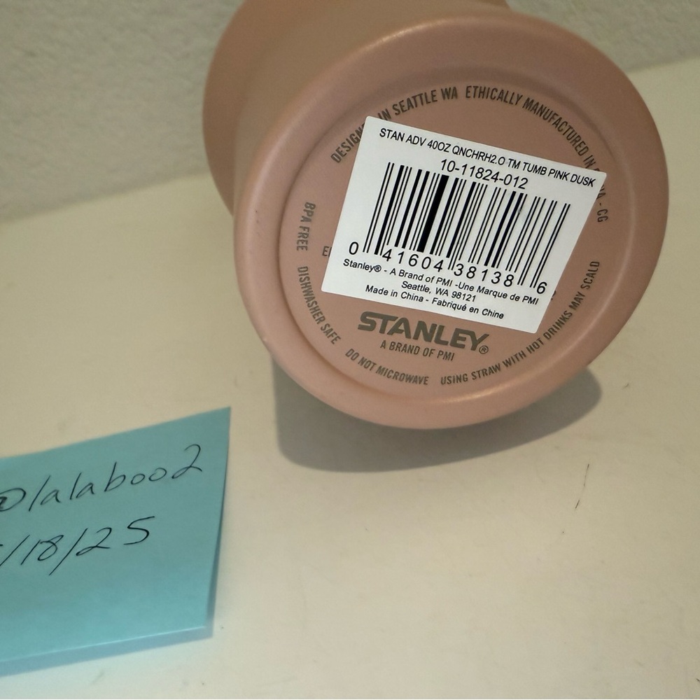Stanley Pink Dusk 40 oz Tumbler Large Water Cup Quencher H2.0 FlowState - Picture 9 of 11